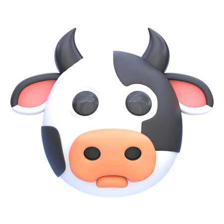 Cow  3D Icon