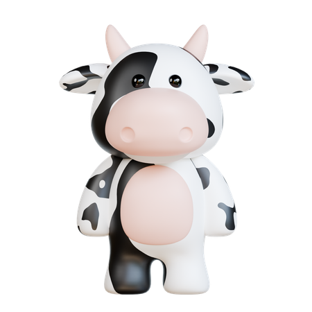 Cow  3D Icon