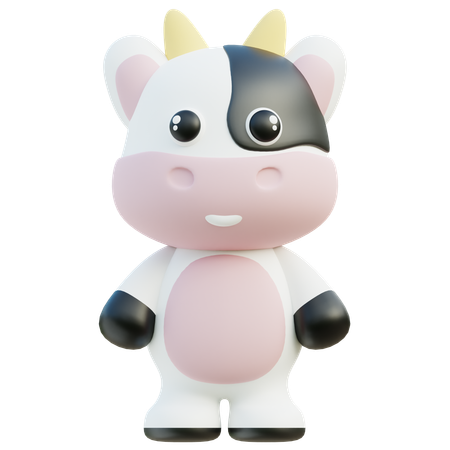 Cow  3D Icon