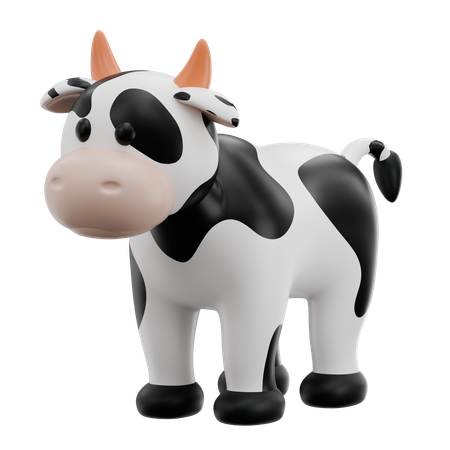 Cow  3D Icon
