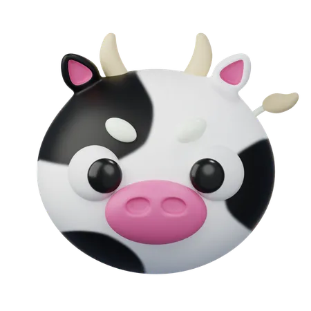 Cow  3D Icon