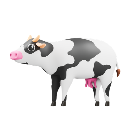 Cow  3D Icon