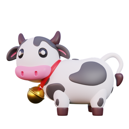 Cow  3D Icon