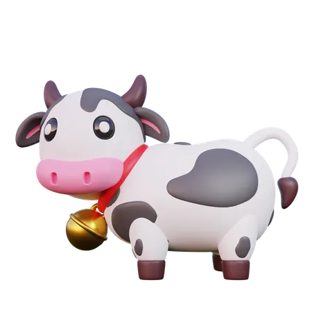 Cow  3D Icon