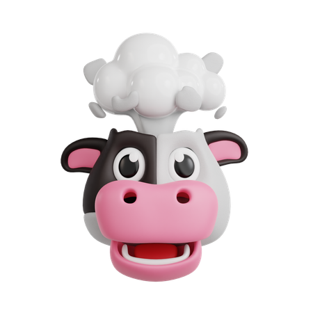 Cow  3D Icon