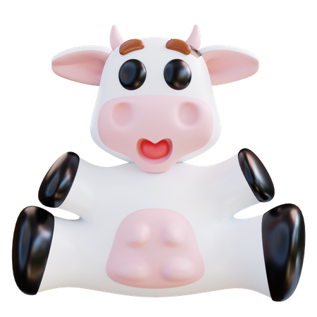 Cow  3D Icon