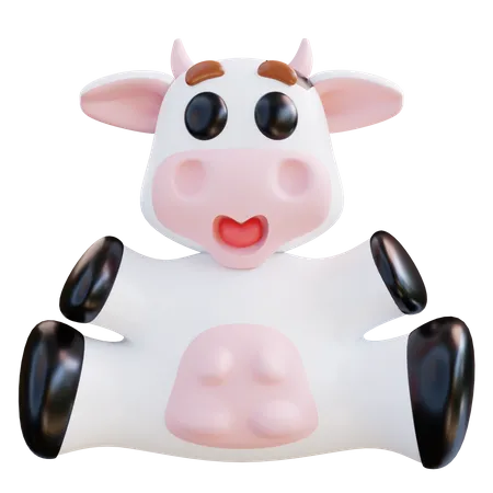 Cow  3D Icon