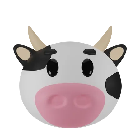 Cow  3D Icon