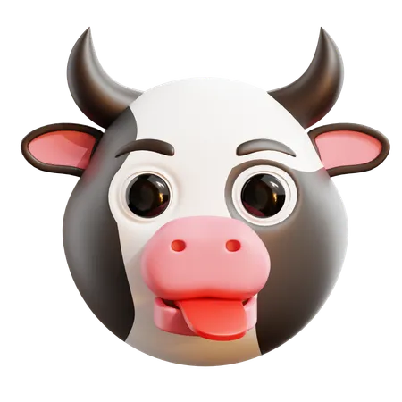 Cow  3D Icon