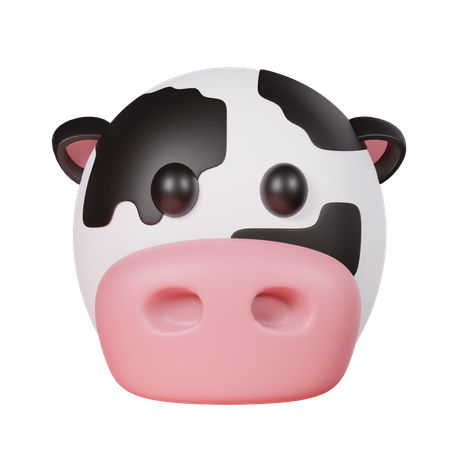 Cow  3D Icon