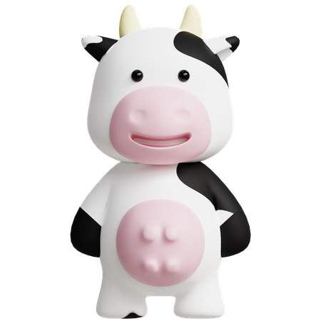 Cow  3D Icon