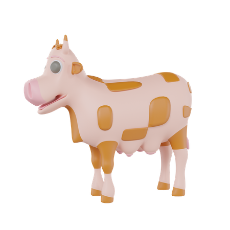 Cow  3D Icon
