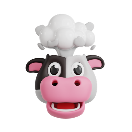 Cow  3D Icon