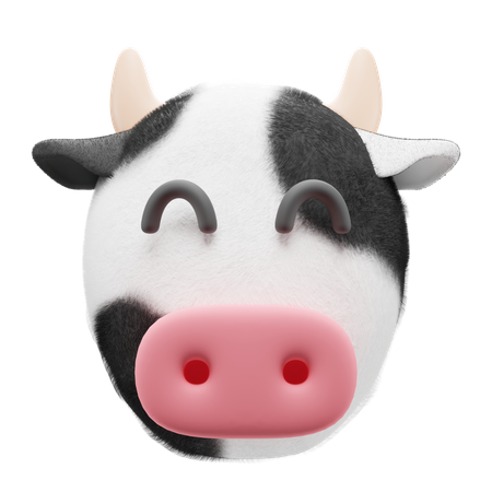 Cow  3D Illustration