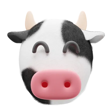 Cow  3D Illustration