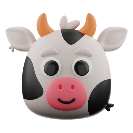 Cow 3D Icon