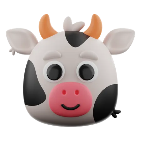 Cow 3D Icon
