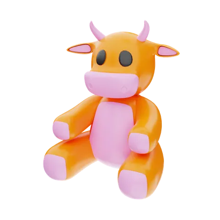 Cow Doll 3D Icon