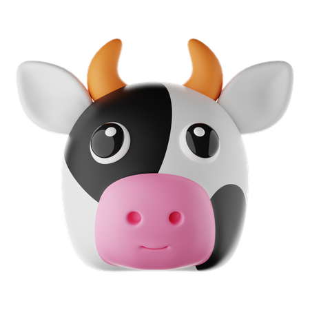 Cow Emoji  3D Icon