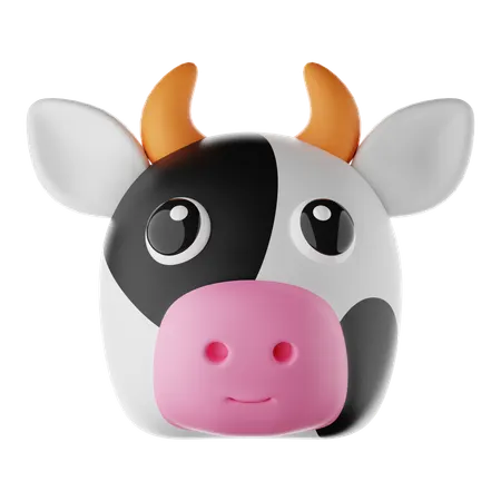 Cow Emoji  3D Icon