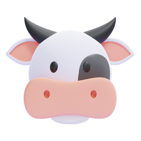 Cow Emoji  3D Icon