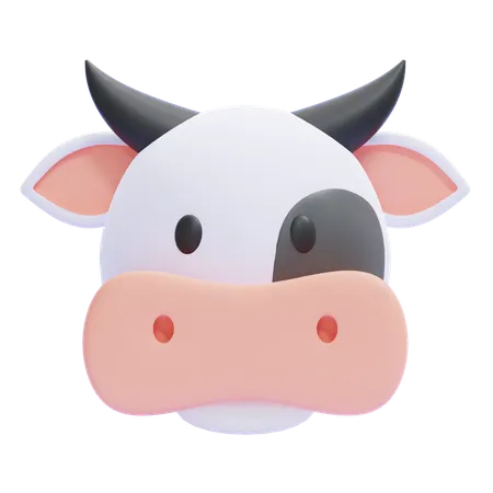 Cow Emoji  3D Icon