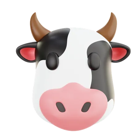 Cow Emoji  3D Icon