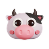 3d cow drawing