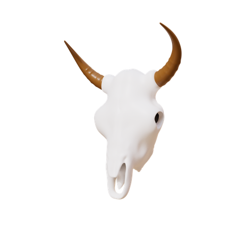 Cow skull  3D Icon