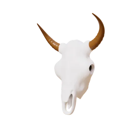 Cow skull  3D Icon