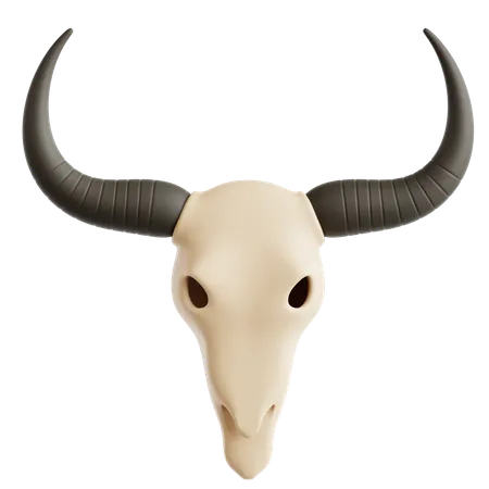 Cow Skull  3D Icon