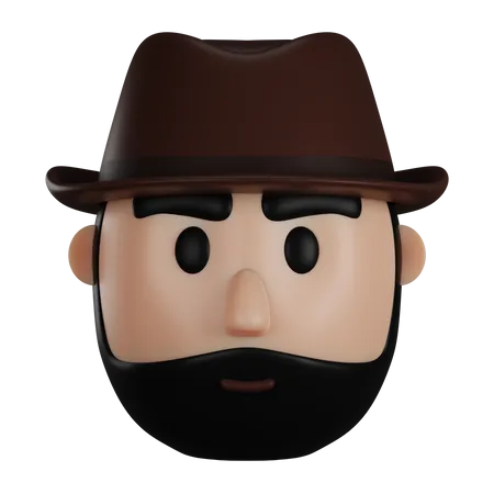 Cowboy  3D Icon