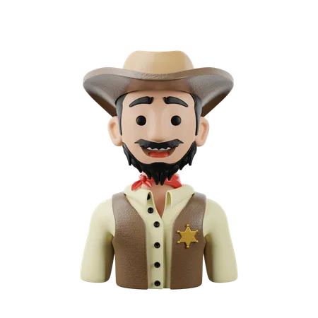 Cowboy  3D Icon