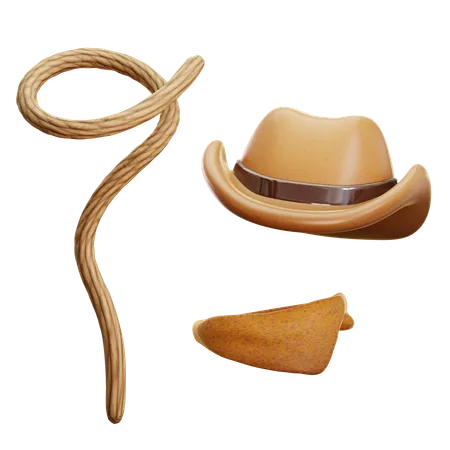 Cowboy Essentials  3D Icon