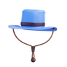 3d floppy hat illustration