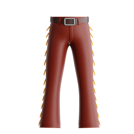 Cowboy Pants  3D Icon