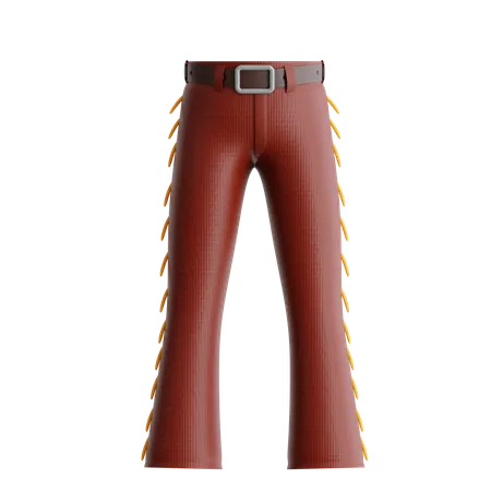 Cowboy Pants  3D Icon