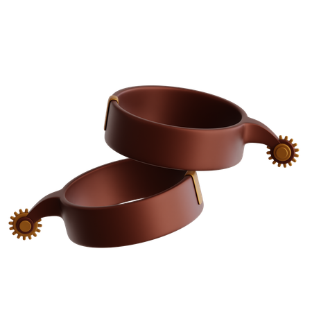 Cowboy-Sporen  3D Icon