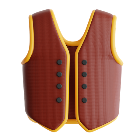 Cowboy Vest  3D Icon