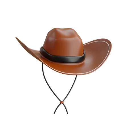 Cowboy-Hut  3D Icon