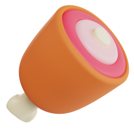 Coxa de boi  3D Icon