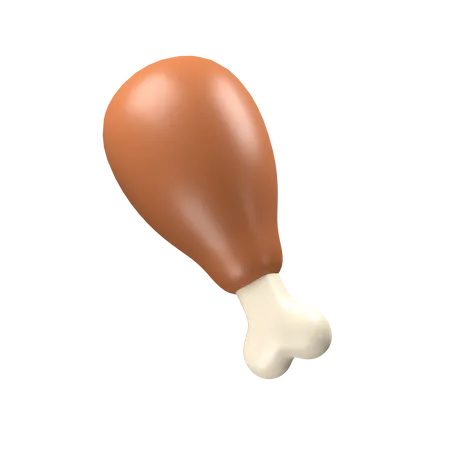 Coxinha de frango  3D Icon