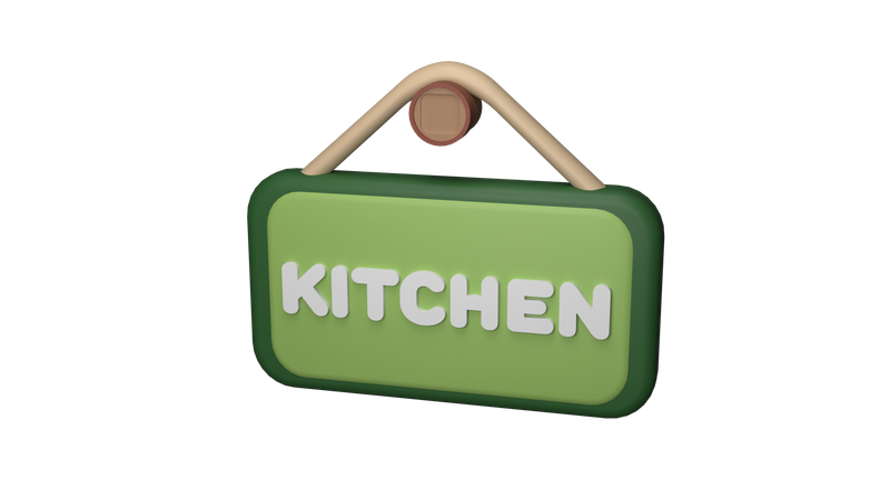 Cozinha  3D Icon