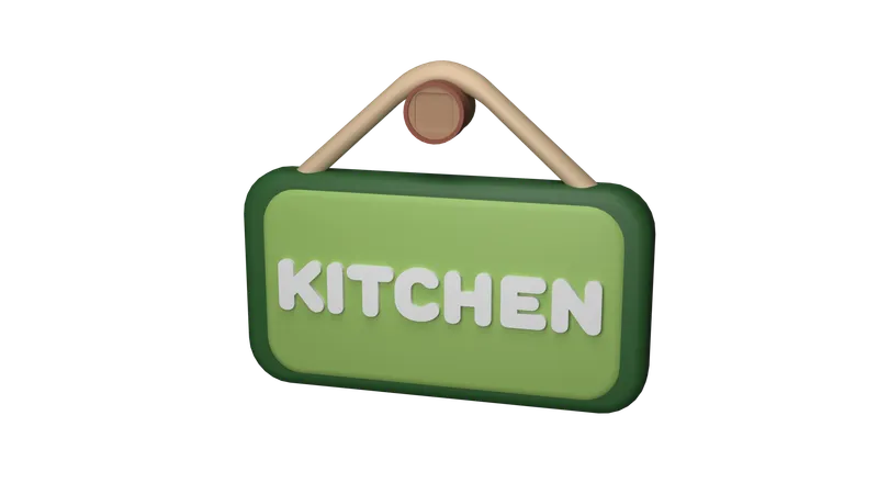 Cozinha  3D Icon