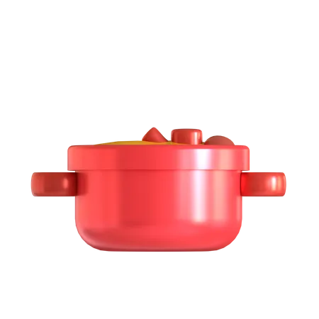 Cozinhar caril  3D Icon