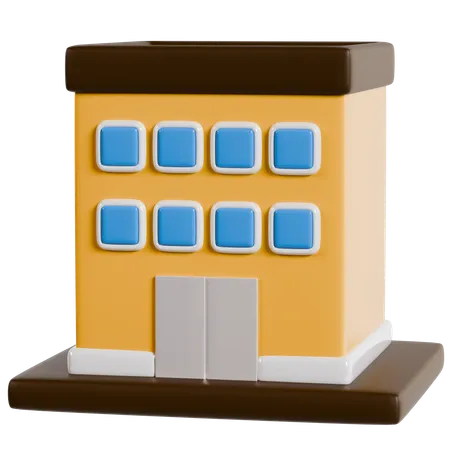 Cozy Boutique Hotel  3D Icon