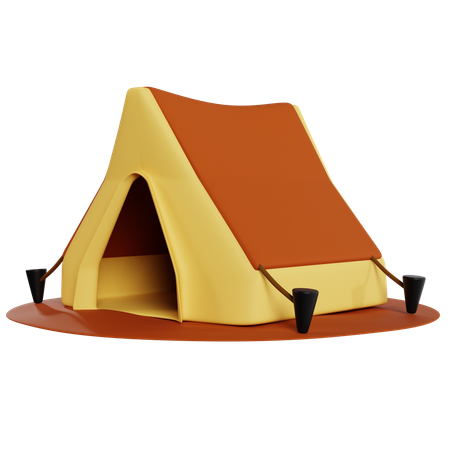 Cozy Camping Retreat  3D Icon