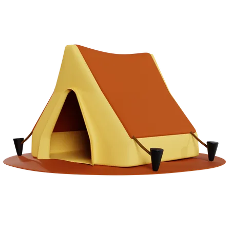 Cozy Camping Retreat  3D Icon