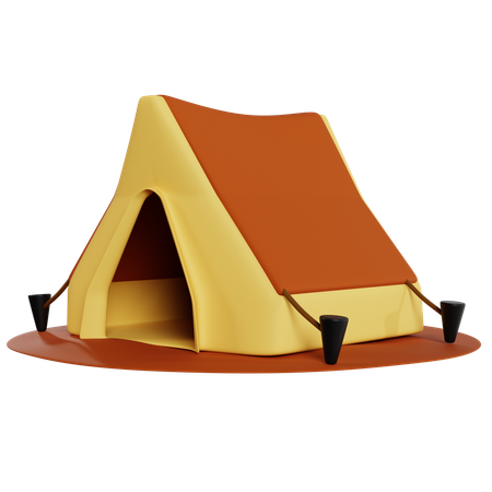 Cozy Camping Retreat  3D Icon