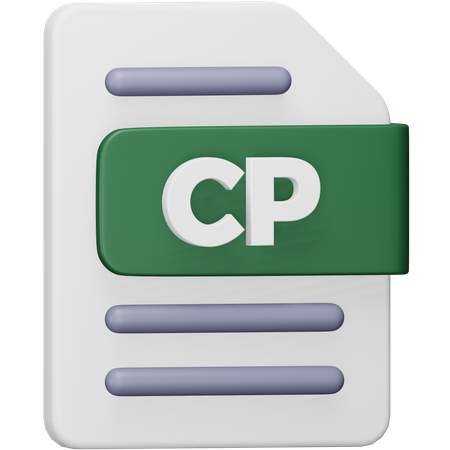 Cp-Datei  3D Icon